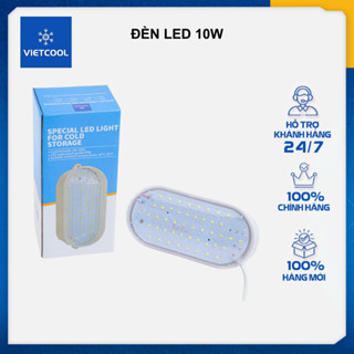 ĐÈN LED OVAL 10W DÙNG TRONG KHO LẠNH - ĐÔNG - Ánh sáng TRẮNG/VÀNG IP68