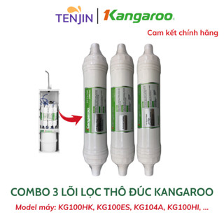 Combo Lõi Lọc Nước 123 HK Kangaroo Đúc Dùng Cho Model KG100HK, KA10A4, KG10A5, KG100ES, KG100ES1, KG100EO, KG61A3...