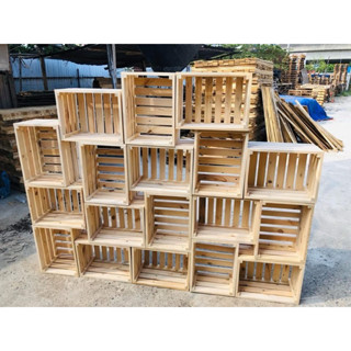 THÙNG PALLET GỖ THÔNG dày dặn, cứng cáp, đa năng tiện dụng