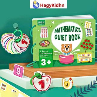  Học Liệu Bóc Dán Toán Học Thông Minh Montessori Cho Bé HagykidHN Giúp Bé Phát Triển Trí Tuệ 