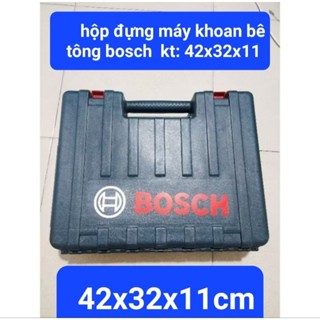 Hộp đựng máy khoan bê tông bosch, Hộp đựng máy khoan bê tông, thùng đựng máy khoan bê tông, vỏ hộp máy khoan bê tông.