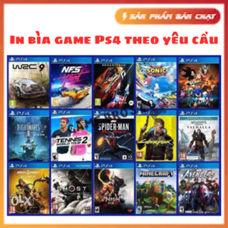 Bìa game Ps2, Ps3, Ps4 theo yêu cầu (Ps4 Cover Art)