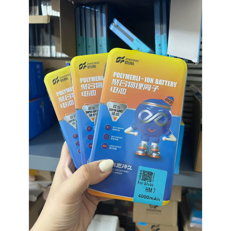 pin xiaomi redmi note 8/redmi 7/bn46 zhicool