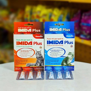 Nhỏ gáy ve rận cho mèo IMIDA Plus, loại bỏ ve rận sau 12 tiếng, chống Stress cho mèo