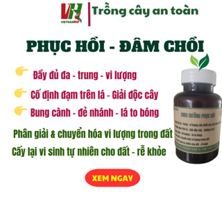 Phân bón hữu cơ vi sinh biogreen phục hồi cây yếu giúp đam chồi mới tăng trưởng cho mọi loại cây chai 170ml
