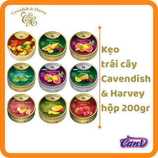 (Nhiều vị) Kẹo trái cây Cavendish & Harvey hộp 200gr
