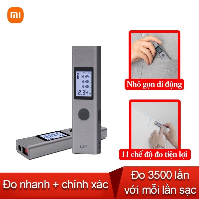 Official MI Máy đo khoảng cách, thước laser Xiao mi  Atuman Duka LS-P chính hãng