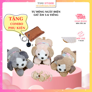 [FREESHIP 99K TOÀN QUỐC] Túi sưởi đa năng hình thú bông mẫu Cún , túi chườm điện