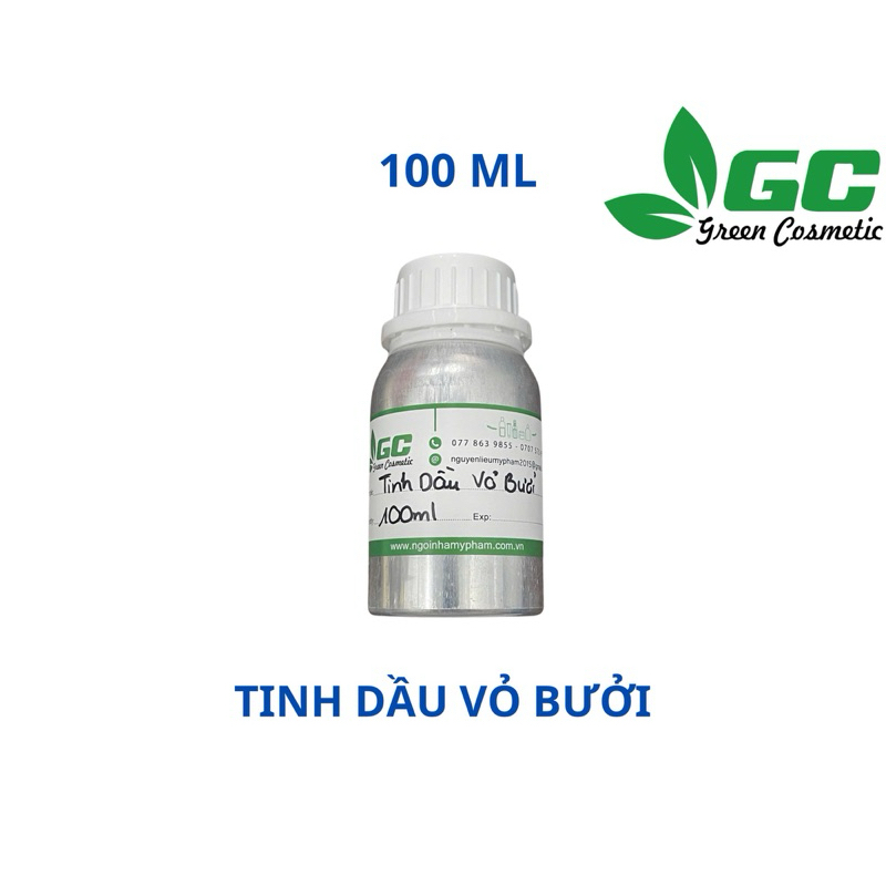 [HCM] Tinh Dầu Vỏ Bưởi - Grapefruit essential oil - tinh dầu thiên nhiên - nguyên liệu Greencosmetic 10mL,50mL,100mL