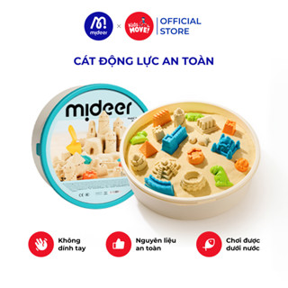  Cát động lực cho bé Mideer an toàn kèm khuôn dụng cụ cát trọng lực dẻo tạo hình Magic Sand Play 