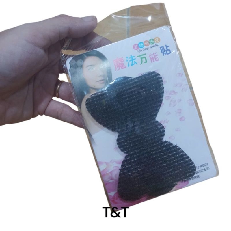 Miếng dán tóc mái trang điểm màu đen(1 miếng)