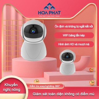 Camera giám sát 5G 1080P HD mạng giám sát tại nhà wifi băng tần kép phòng không dây camera giám sát ngoài trời