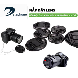  Nắp đậy lens nắp đậy ống kính máy ảnh film Canon Nikon Sony đầy đủ kích thước 37 40.5 43 46 49 52 55 58 62 67 72 77 88mm 