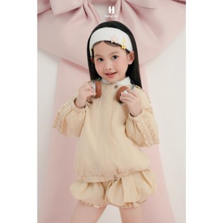   HEHEHIHI   Set áo khoác + quần " Snowy " màu be cho bé gái - V131 