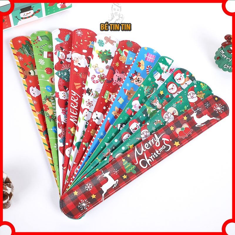 Combo Vòng Đập Tay Noel, Vòng Tay Đập Dẻo Noel Giáng Sinh