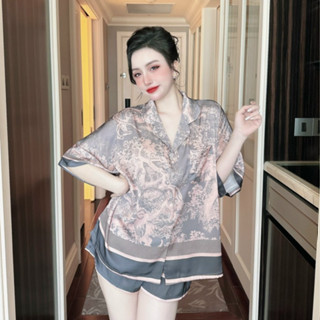 Đồ Ngủ Nữ Bigsize HINCI, Đồ Ngủ Sexy Bigsize lụa Latin cao cấp mềm mại xinh xắn <70KG [DN148]