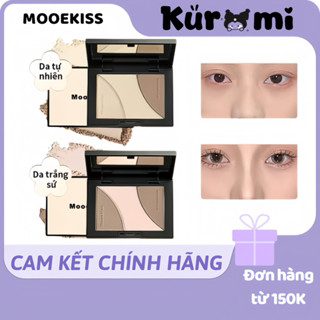 [MOOEKISS] Bảng Tạo Khối Mooekiss Phấn Bắt Sáng Bảng Trang điểm Tự Nhiên Lâu Trôi Chống Nước Phấn khối MOOEKISS 16.5g