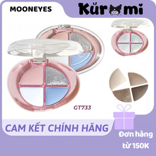 [GOGO TALES] Bảng phấn mắt bắt sáng 4 ô highlight Gogotales 2 in 1 Glittering Colorful GT733 KUROMI COSMETICS