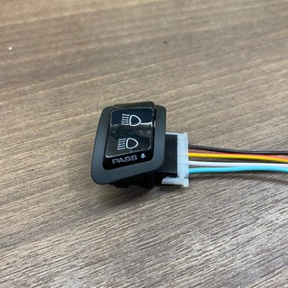 Nút Passing SH + Jack cho xe HONDA (hàng loại 1) NÚT MÀU ĐỎ & ĐEN