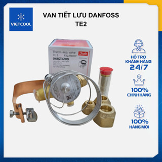 Van tiết lưu Danfoss TE2 R22/R407C, TE2 R404A /R507A - Van tiết lưu nhiệt cân bằng ngoài Danfoss (Chính hãng)