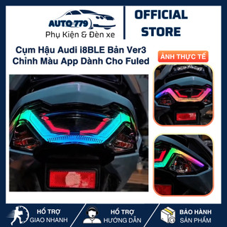  Cụm Hậu Audi i8BLE Bản Ver3 Chỉnh Màu App Dành Cho Future Led Giắc Cắm Trả Theo Xe 