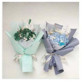  Bó Hoa Khô Cẩm Tú Cầu Dễ Thương Size Vừa Làm Quà Tặng 