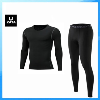 Bộ quần áo giữ nhiệt nam , Quần áo giữ nhiệt dài tay tập thể dục tập gym chạy bộ mặc lót trong ZATA ( BỘ PRO )