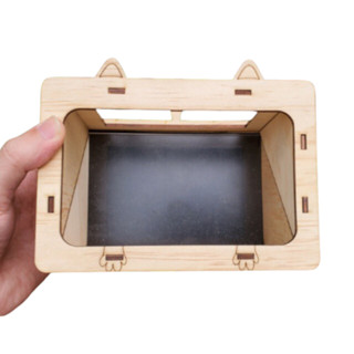 Bộ lắp ghép xem phim 3D hologram bằng gỗ Choice NH514 trò chơi stem hologram box