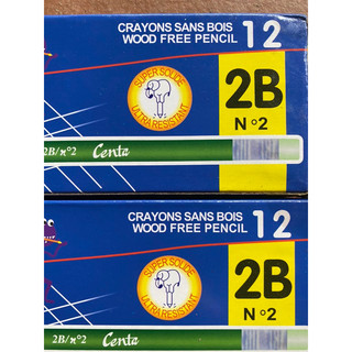 24 chiếc bút chì 2B màu xanh