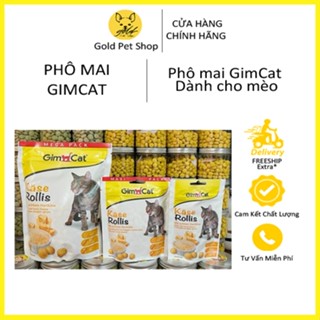  Phô Mai Gimcat Cho Chó Mèo Tăng Cân Tăng Nọng Hỗ Trợ Tiêu Hóa Túi Zip 50 Viên - 100 Viên - Gold Pet Shop 