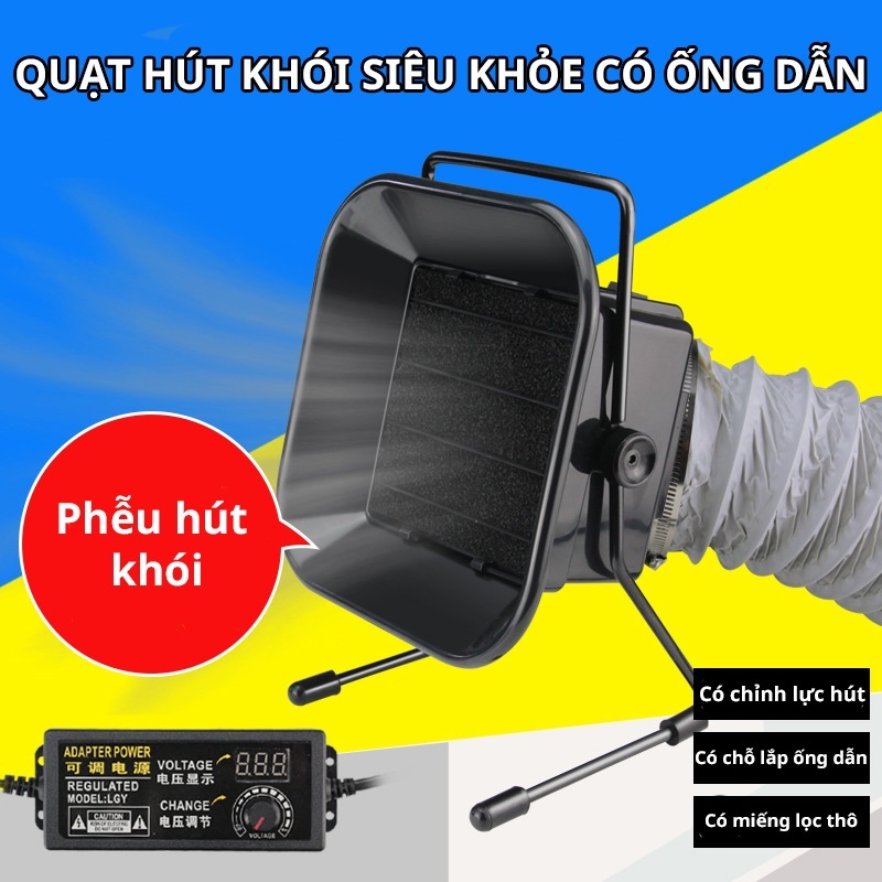 Máy Hút Khói Khò Hàn Hakko 493 có điều chỉnh tốc độ ( Chưa bao gồm ống dẫn )