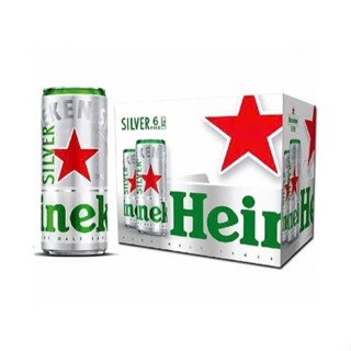 (Hỏa Tốc) Thùng bia Heineken bạc lon cao 330ml x 24 Lon