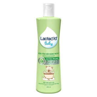Sữa tắm gội Lactacyd Milky cho bé 250ml/500ml
