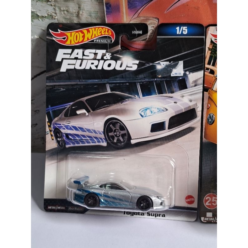 HOT WHEELS PREMIUM TOYOTA SUPRA FAST AND FURIOUS