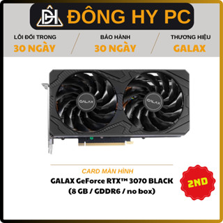 VGA card màn hình GALAX Geforce RTX 3070 black 8GB 2ND