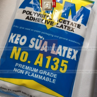 Keo sữa ATM dán tường gỗ giấy sàn thảm simili, làm slime túi 1kg JEN