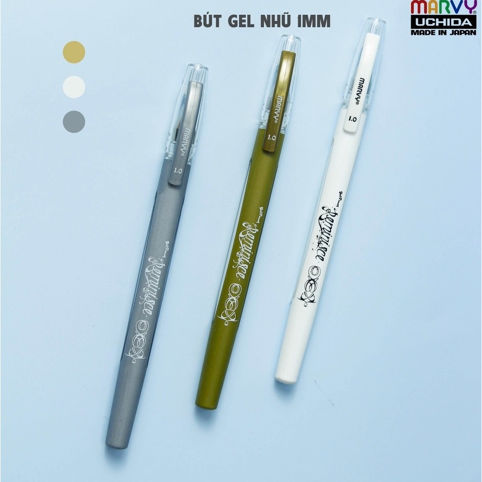 BÚT GEL TRẮNG, NHŨ VÀNG, NHŨ BẠC MARVY UCHIDA 920 (NGÒI 1.0MM)