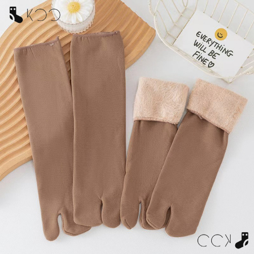 Vớ tất nữ nỉ bông lót lông nhung dày dặn ấm áp, ủ kem chống nắng - Koo Store