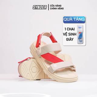 Giày Sandal SYNDER SD2 Màu Be Đỏ [ TẶNG CHAI VỆ SINH GIÀY ]
