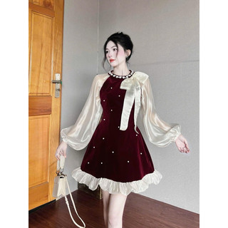 ĐẦM CÚP CÔNG CHÚA ĐÍNH NƠ