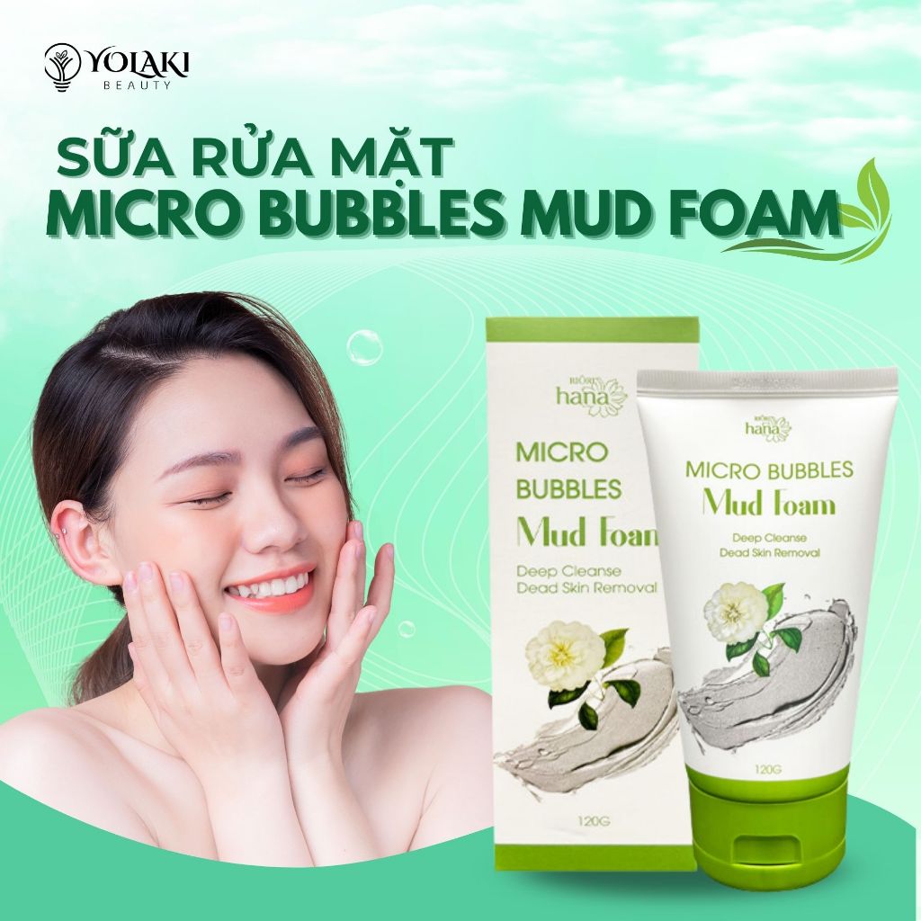 Sữa rửa mặt MICRO BUBBLES MUD FOAM - 120G
