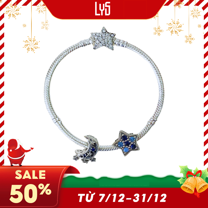 [BST Noel] Vòng Tay Lys Mix Charm Fullbox Bạc S925 - Vòng tay kèm charm chủ đề Noel