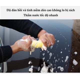 Miếng bọt biển PVA vệ sinh xe hơi nhà cửa màu ngẫu nhiên siêu thấm hút