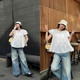  Áo baby doll dáng rộng freesize Sofm Wear 