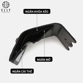 [Deal sang chảnh]  VÍ NỮ CAO CẤP DA THẬT ELLY – EV94