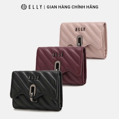 Ví nữ cao cấp da thật ELLY EV94 ví cầm tay đựng thẻ tiền chính hãng
