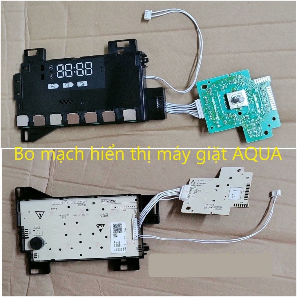 Bo mạch hiển thị máy giặt Aqua AQD - D850E chính hãng