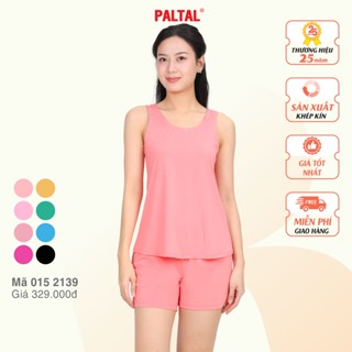 015p 2139_Set đồ bộ nữ PALTAL kiểu quần đùi chất thun lạnh trơn siêu bền bản