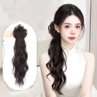 Ngoạm búi hoa xoăn nhẹ nhàng thanh lịch Ng59 Tóc giả phong cách Trung hoa