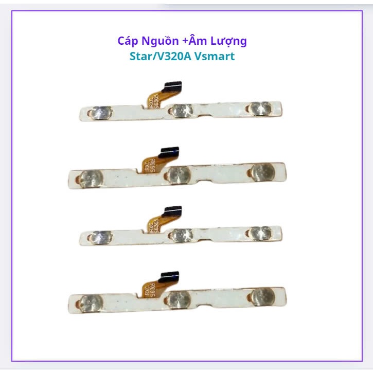 Cáp nguon+âm lượng vsmart Star/V320A